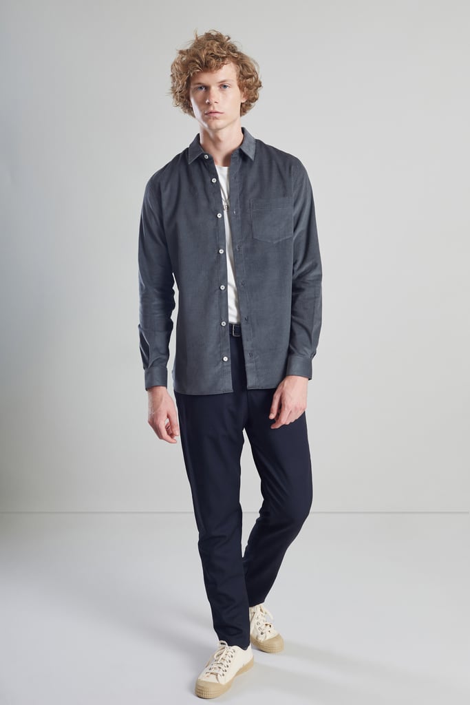 L'exception Chemise Velours Anthracite L'Exception Paris