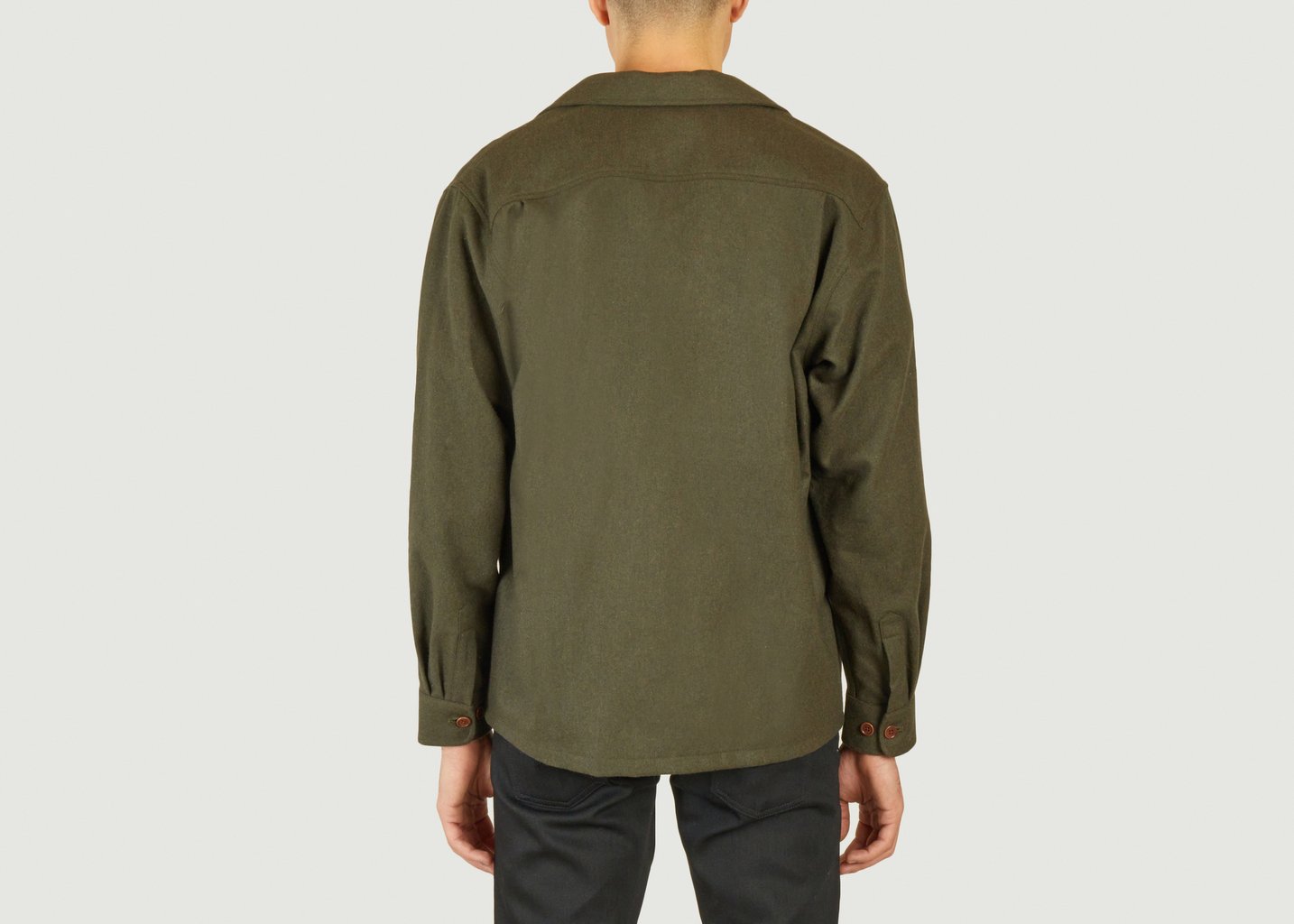 L'exception Chemise Vincent Melange Board Khaki Nudie Jeans
