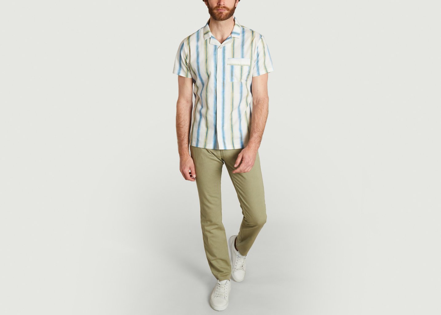 L'exception Chemisette Rayée En Coton Multicolore JagVi Rive Gauche