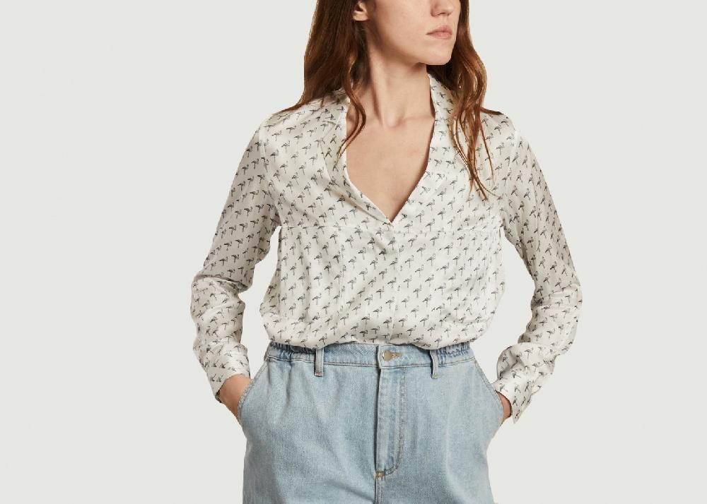 l'exception Chemisier Gaspard Blanc Margaux Lonnberg