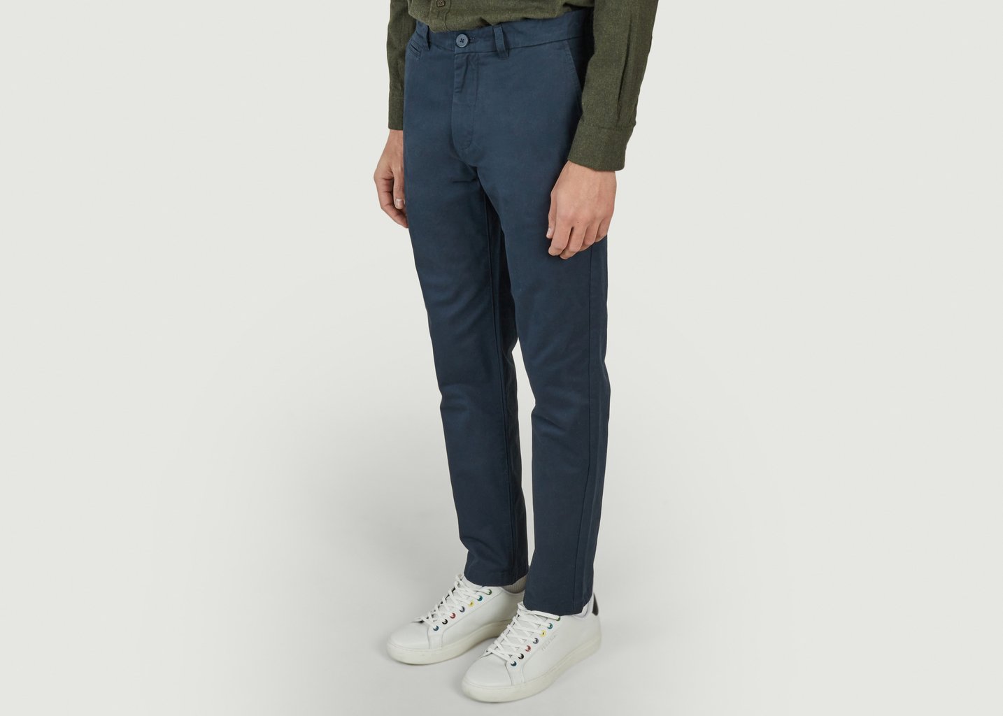L'exception Chino Chuck Regular Bleu Marine Knowledge Cotton Apparel