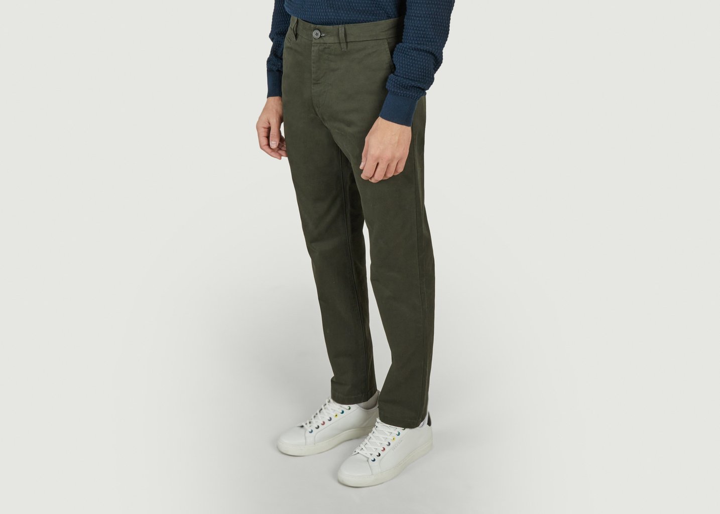 L'exception Chino Chuck Regular Vert Foncé Knowledge Cotton Apparel