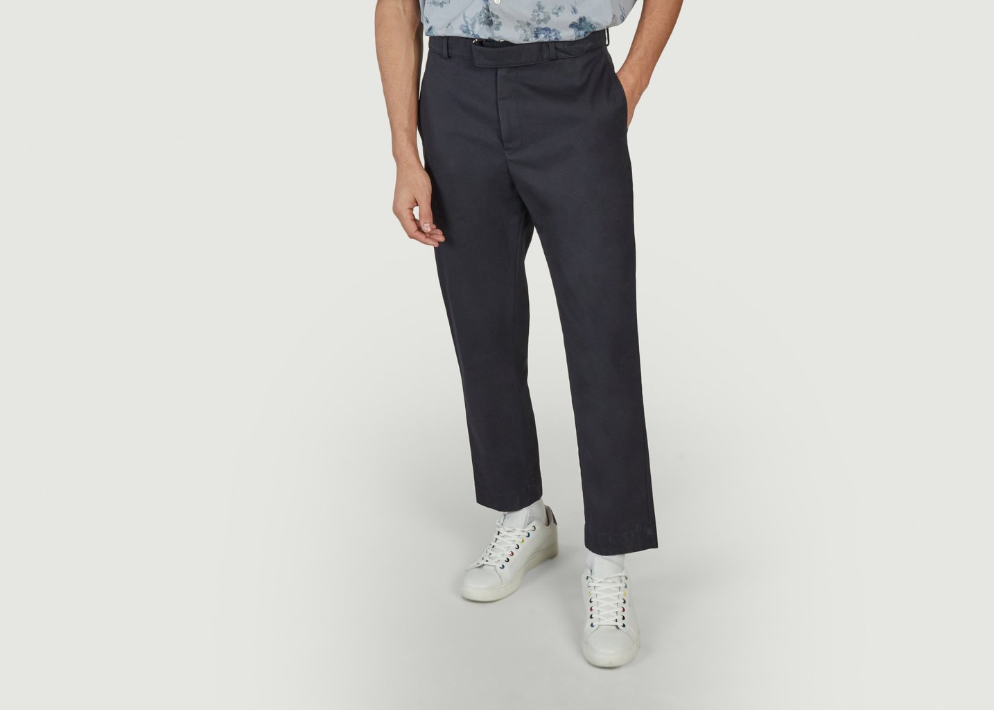l'exception Chino Owen Bleu Marine Officine Générale