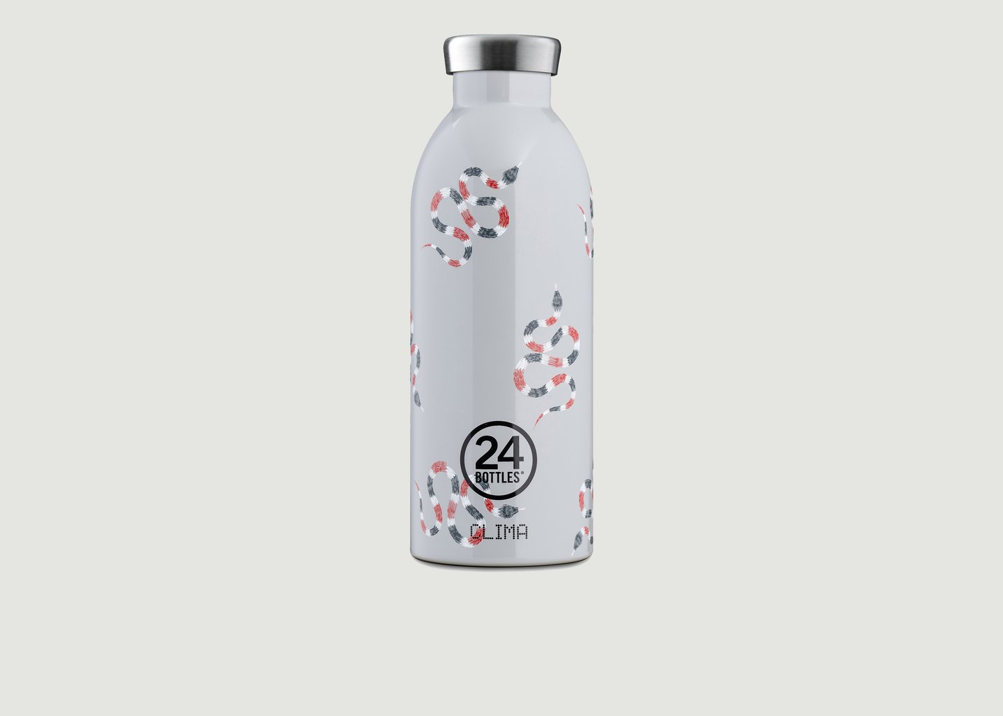 l'exception Clima Bottle 500 ml Isotherme Rattle Shake Gris 24 Bottles
