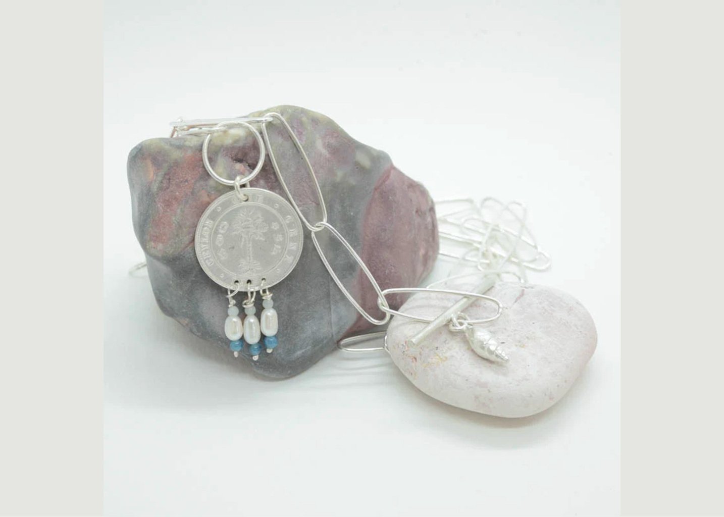 l'exception Collier Chamaerops 2 Argent Maison Vanité