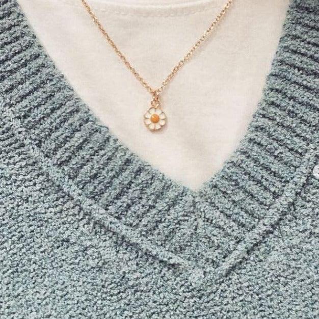L'exception Collier Doré Petite Marguerite Or Wilhelmina Garcia