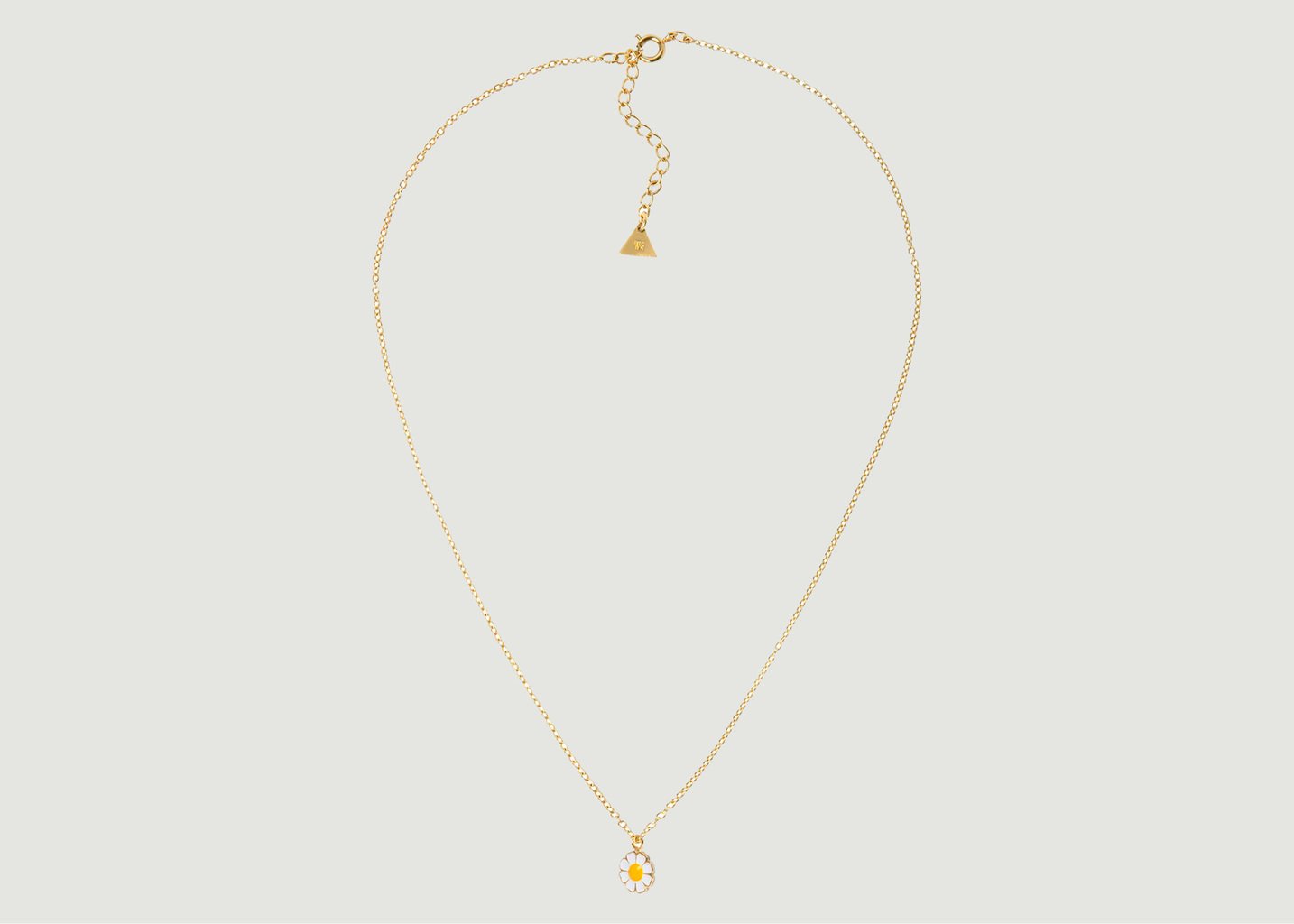 l'exception Collier doré petite marguerite Or Wilhelmina Garcia
