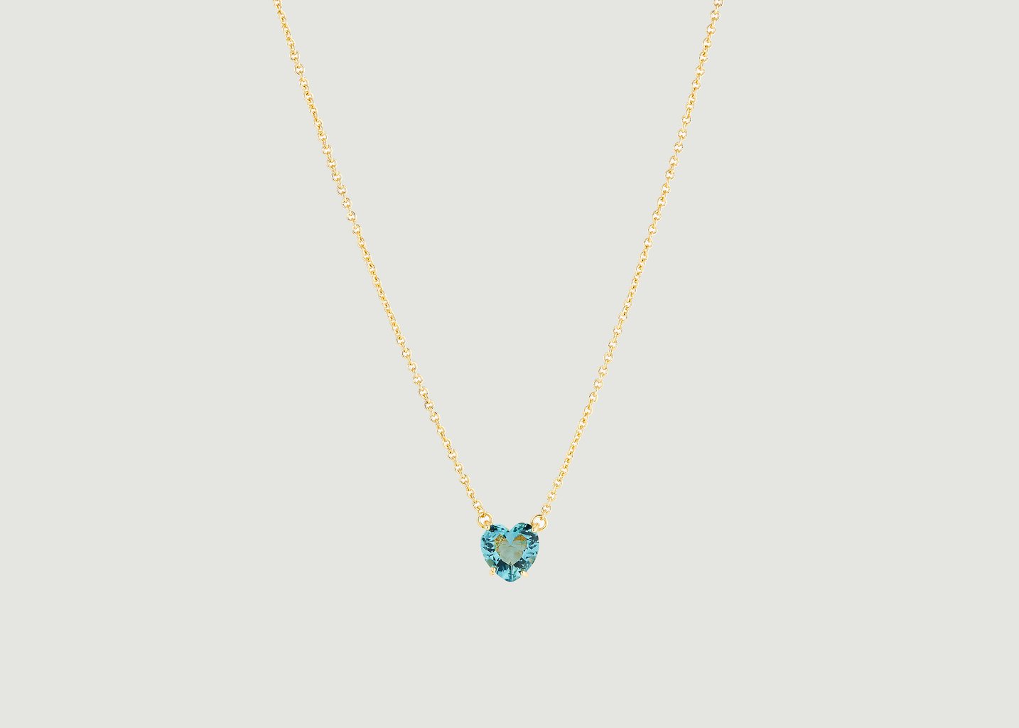 l'exception Collier La Diamantine Coeur Turquoise Les Néréides
