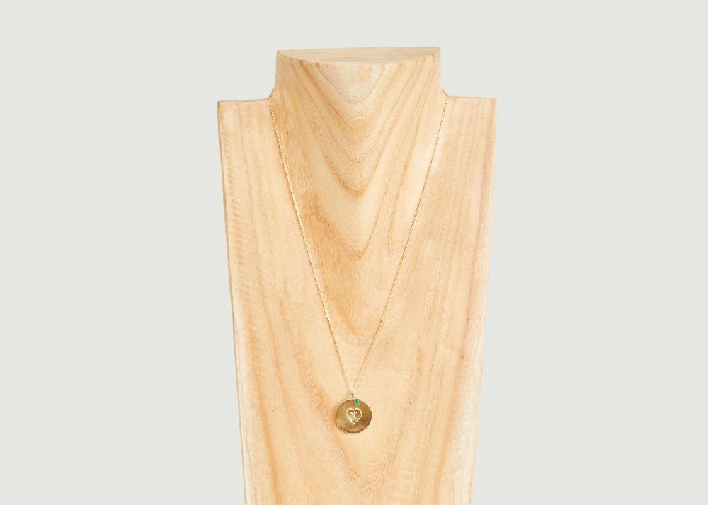 L'exception Collier Médaille Vermeil Coup De Cœur Vermeil Par Coeur Paris