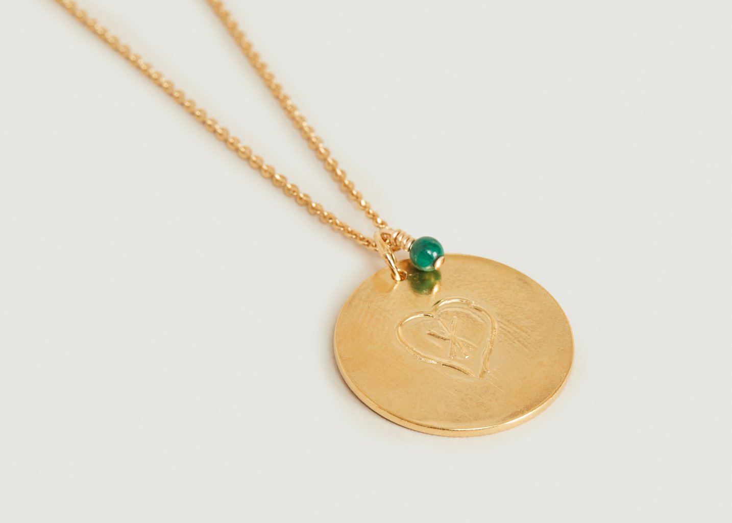 l'exception Collier médaille vermeil Coup de Cœur Vermeil Par Coeur Paris