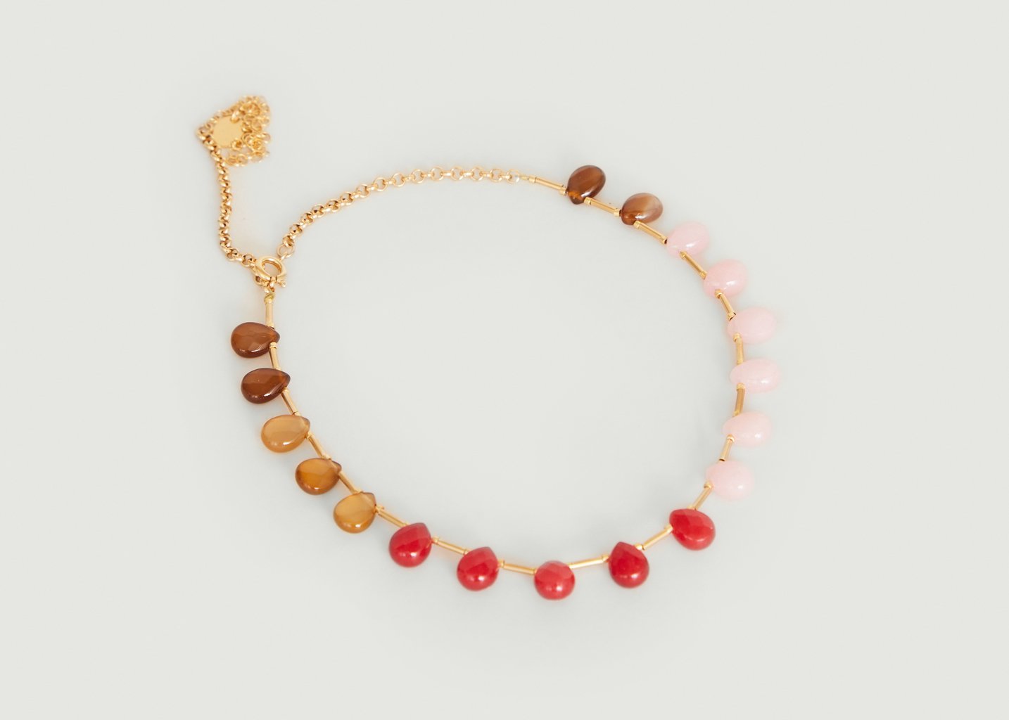l'exception Collier medium Yacinthe Rouge Medecine Douce