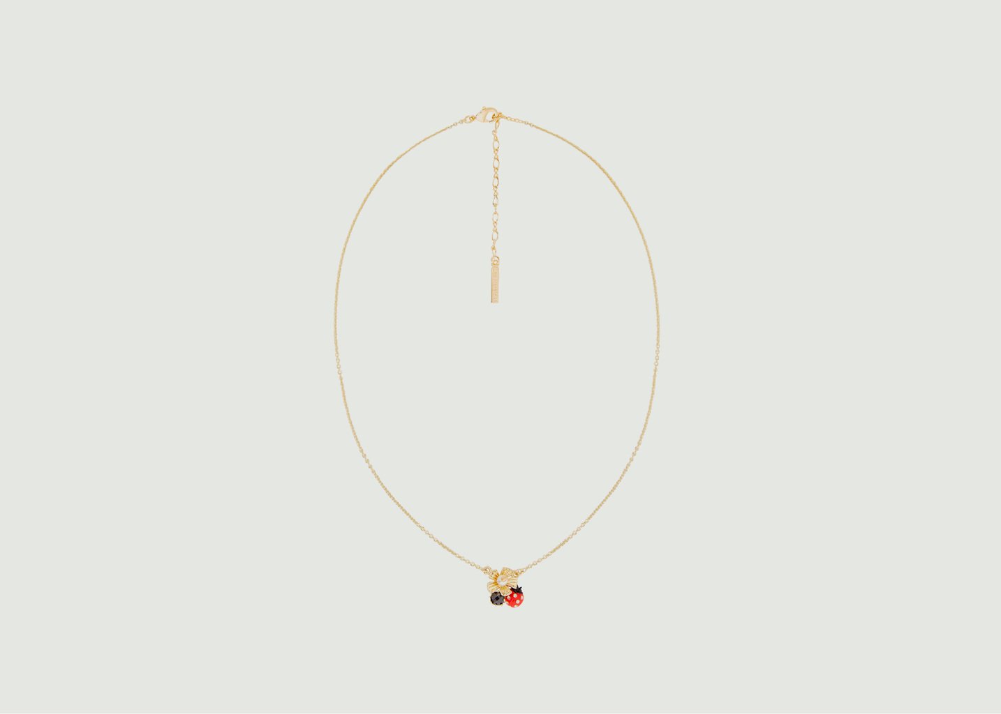 L'exception Collier Pendentif Coccinelle Multicolore Les Néréides