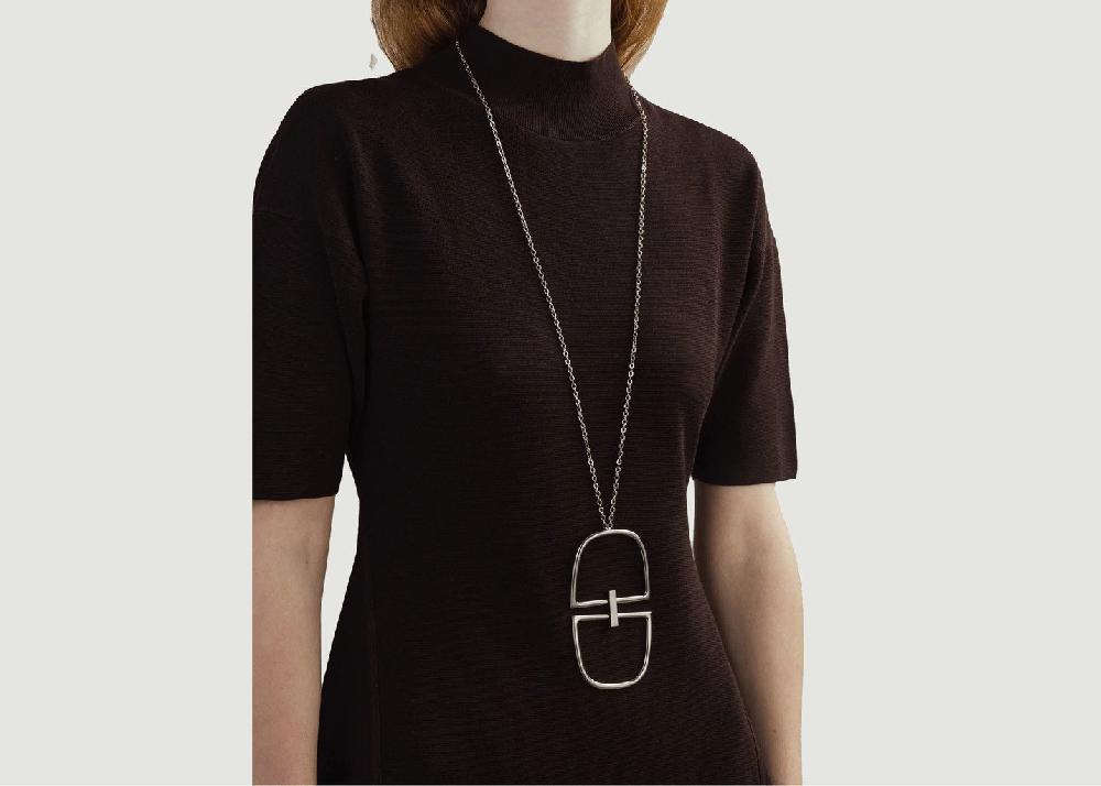 L'exception Collier Pendentif Dreamy 02 Argent Octogony