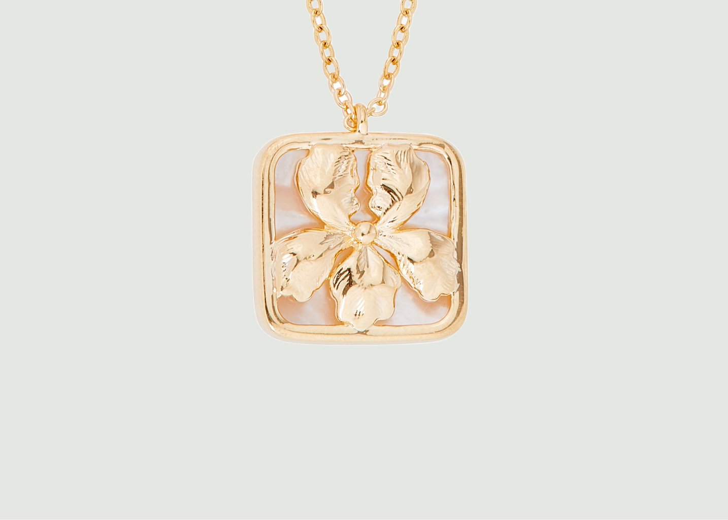 L'exception Collier Pendentif Les Iris Blanc Les Néréides