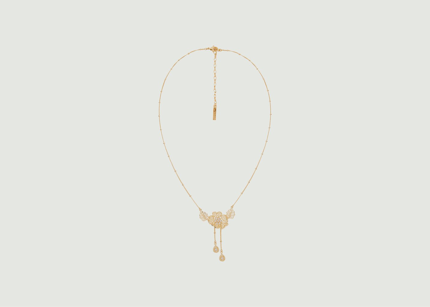 L'exception Collier Plastron Fil D'Or Or Les Néréides