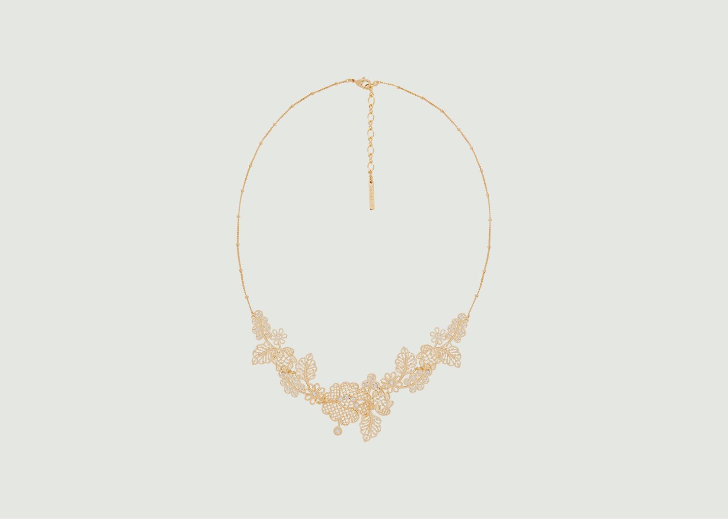 L'exception Collier Plastron Fil D'Or Or Les Néréides
