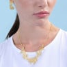 L'exception Collier Plastron Fil D'Or Or Les Néréides