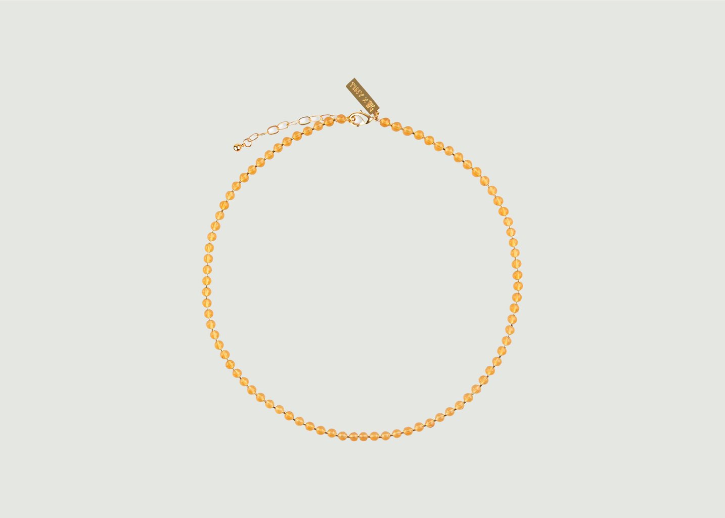 l'exception Collier Quartz Caramel Wilhelmina Garcia