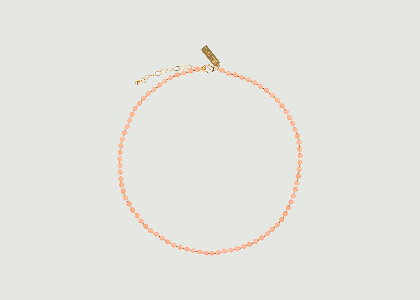 l'exception Collier Quartz Corail Wilhelmina Garcia