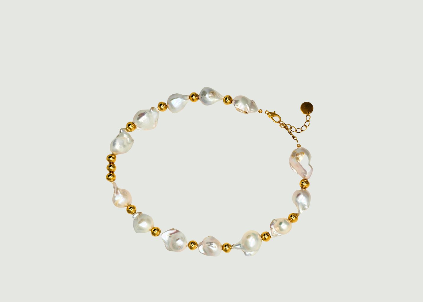 l'exception Collier ras de cou avec perles Molly Or Gisel B
