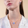 L'exception Collier Sautoir La Diamantine Bleu Clair Les Néréides
