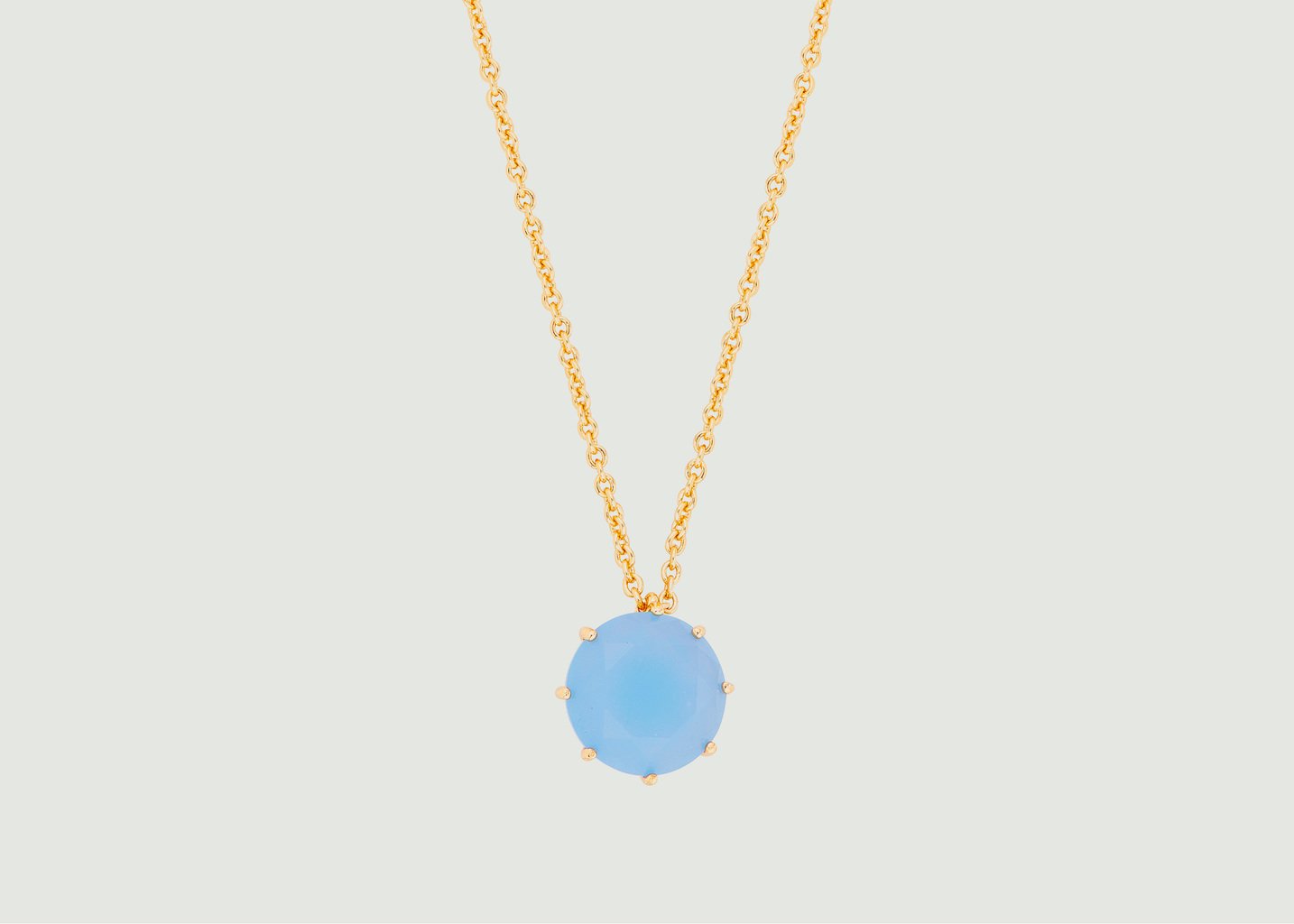 l'exception Collier sautoir La Diamantine Bleu Clair Les Néréides