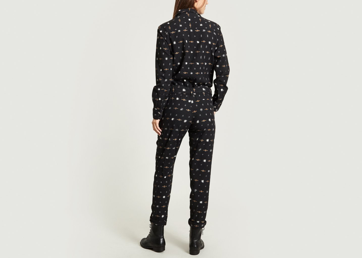 L'exception Combinaison Billie Western Noir Fabric Hunted & Collected