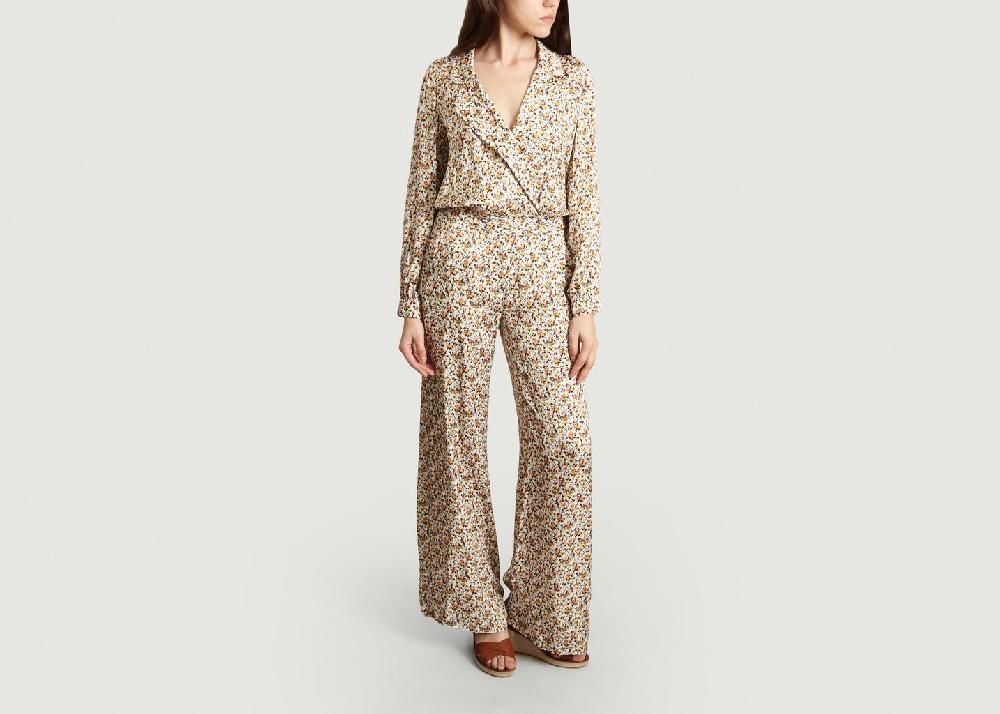 L'exception Combinaison Charlie Imprimé Fleurs Multicolore Margaux Lonnberg