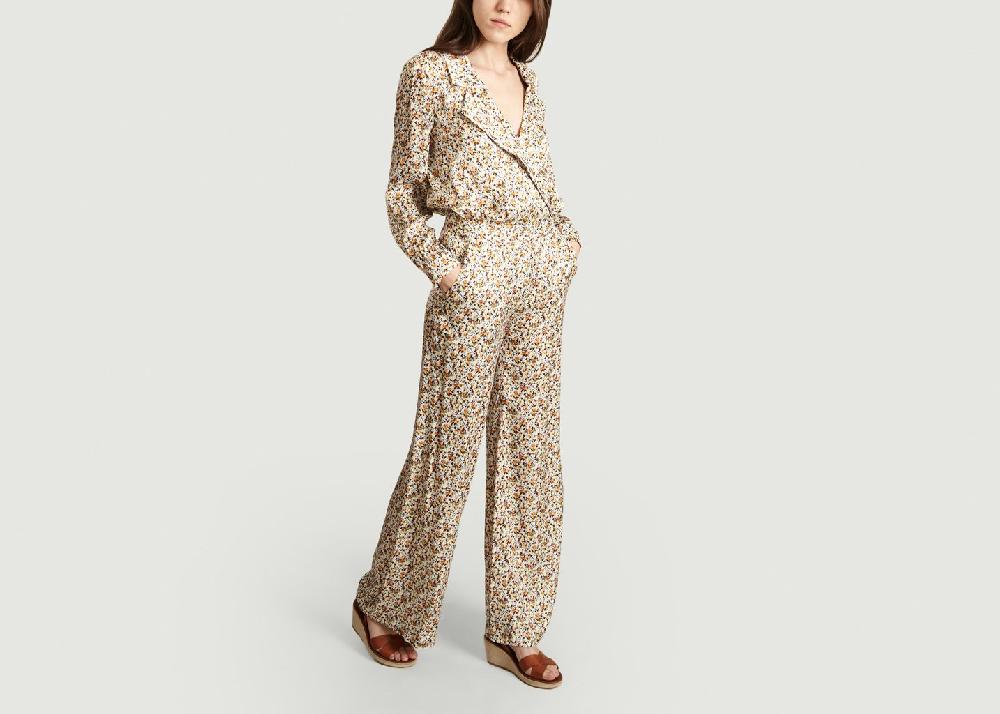 L'exception Combinaison Charlie Imprimé Fleurs Multicolore Margaux Lonnberg