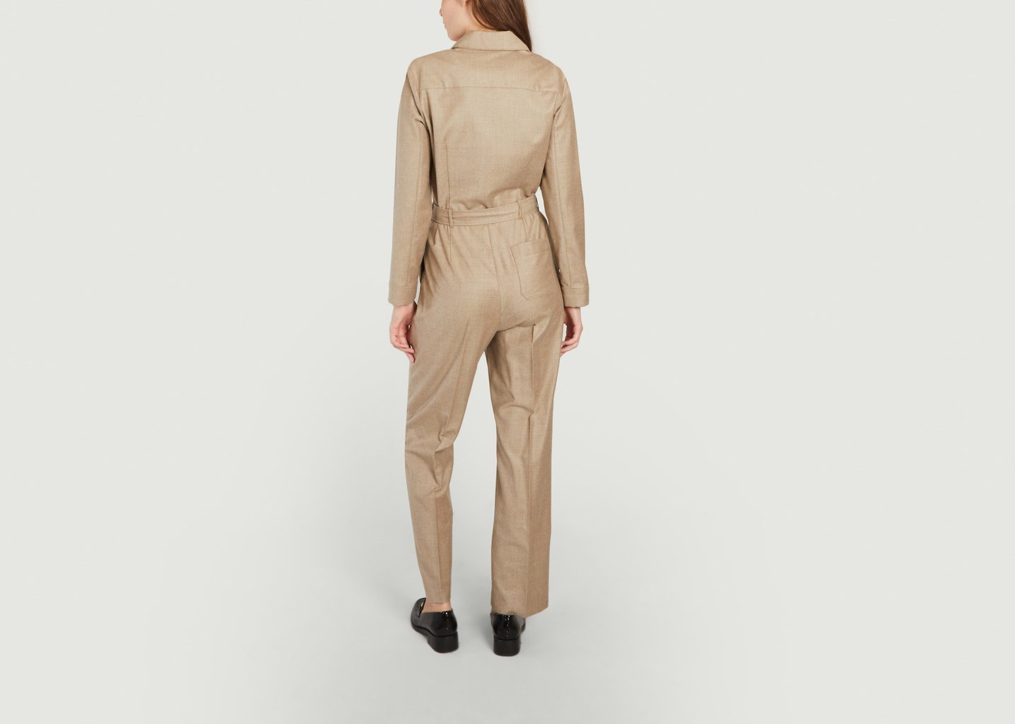 L'exception Combinaison Clem En Laine Beige APC Paris