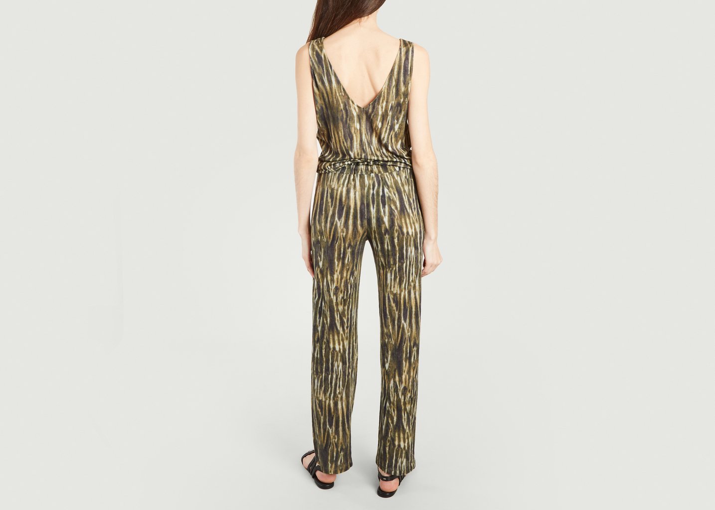 L'exception Combinaison En Lin Khaki Majestic Filatures