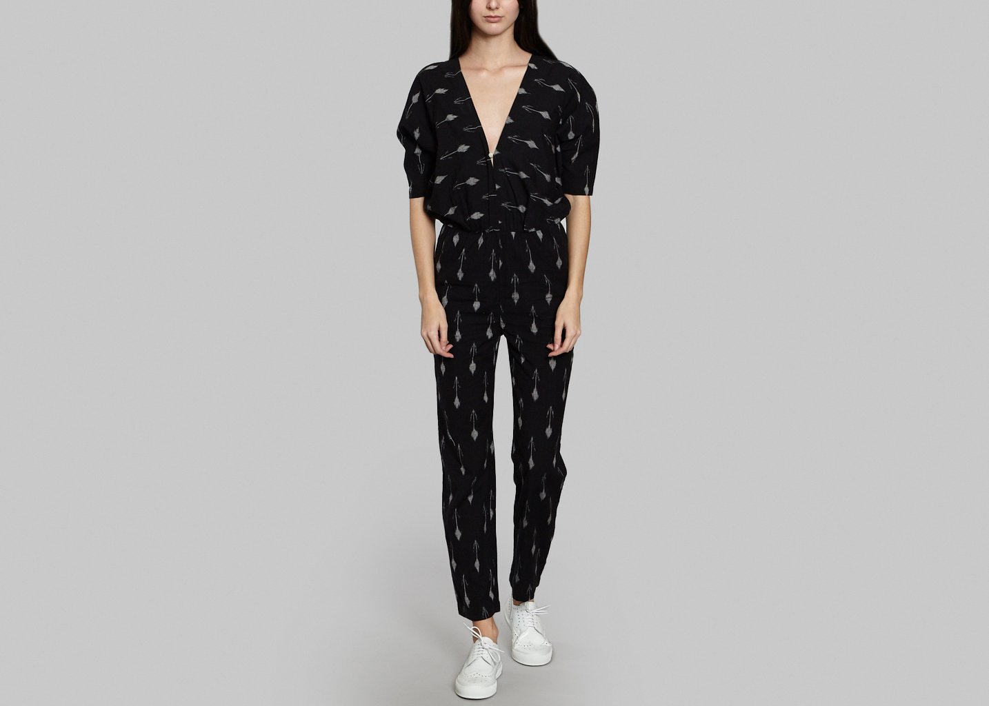 l'exception Combinaison Faye Noir Fabric Hunted & Collected