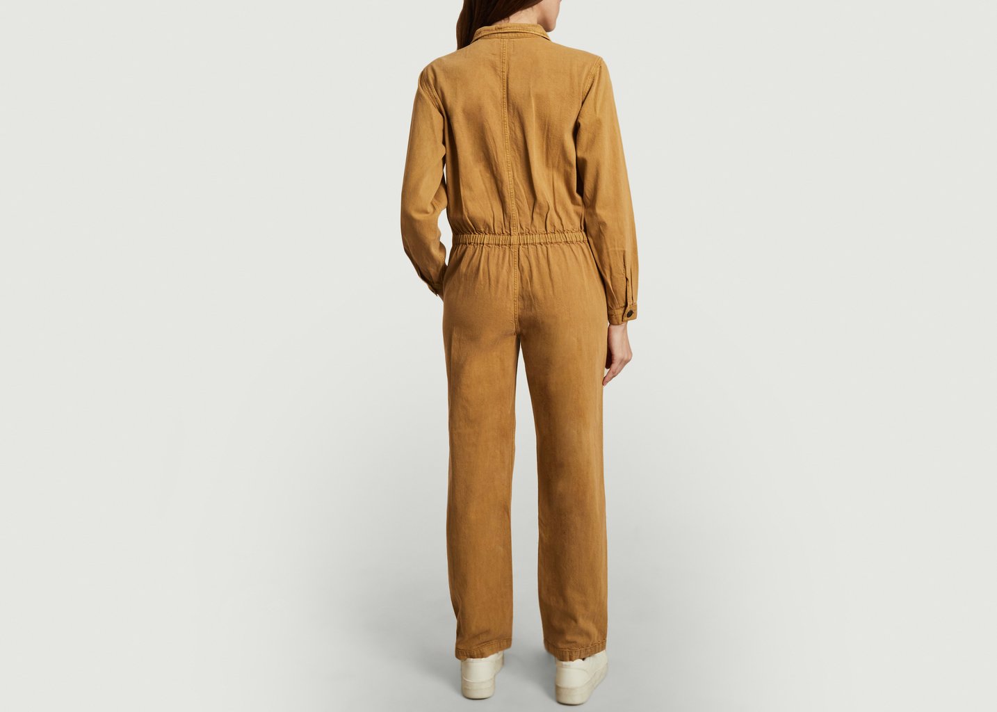 L'exception Combinaison Manches Longues En Coton Etna Beige Swildens