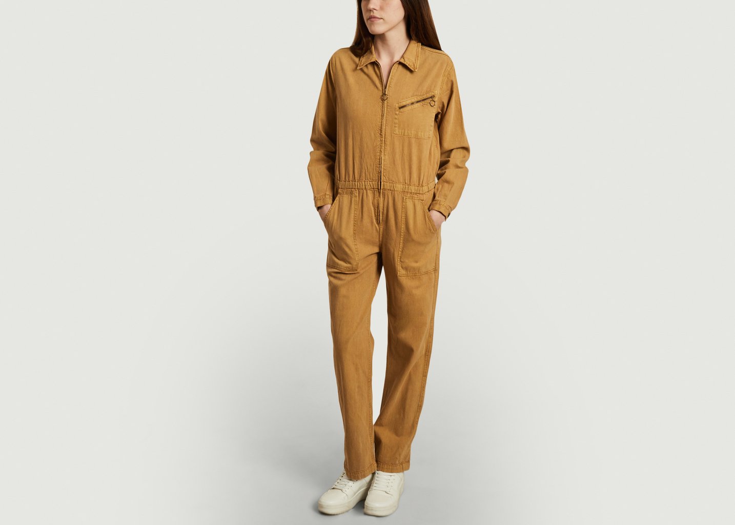 l'exception Combinaison manches longues en coton Etna Beige Swildens