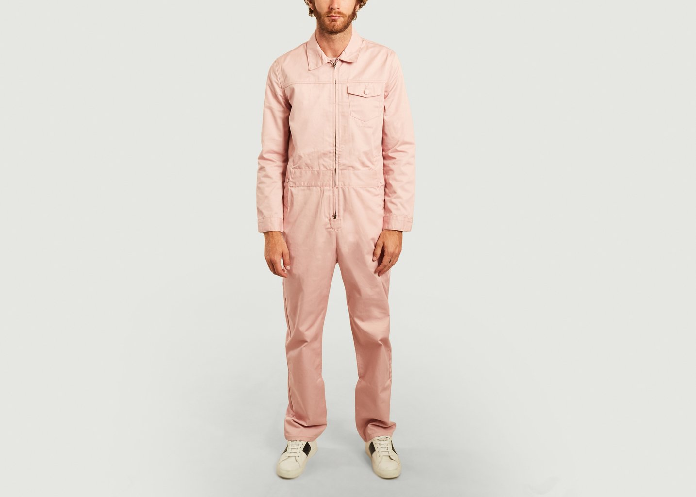 L'exception Combinaison Manches Longues En Toile Rose M.C. Overalls