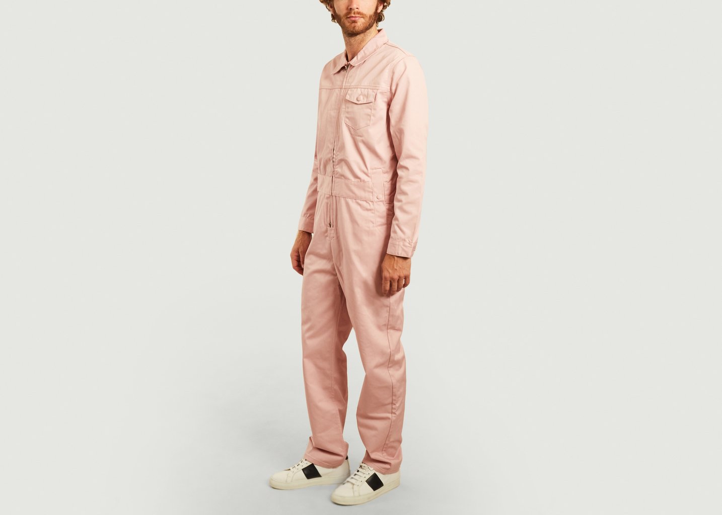L'exception Combinaison Manches Longues En Toile Rose M.C. Overalls