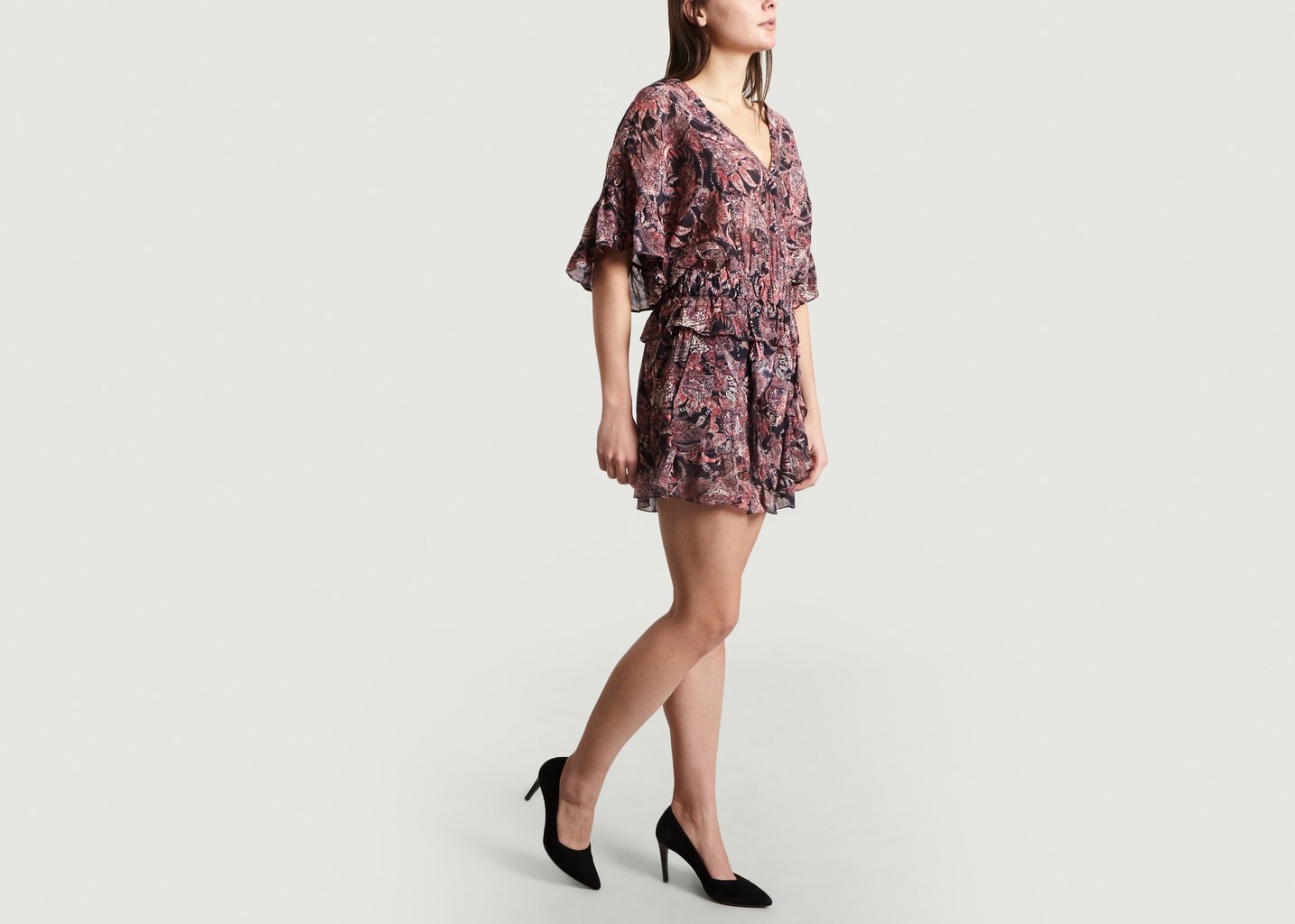 L'exception Combishort Serene Imprimée Noir IRO Paris