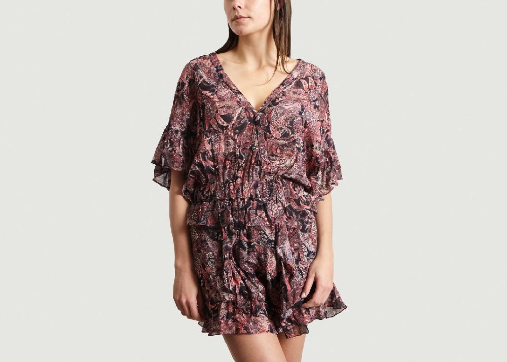 l'exception Combishort Serene Imprimée Noir IRO Paris