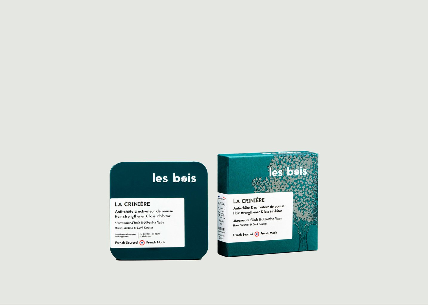 l'exception Complément alimentaire La Crinière pousse et beauté cheveux Blanc Les bois