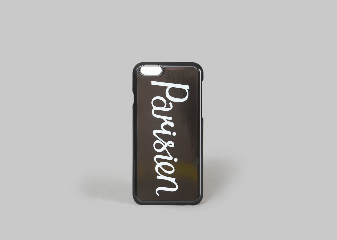 l'exception Coque Parisien iPphone 6 Noir Maison Kitsuné