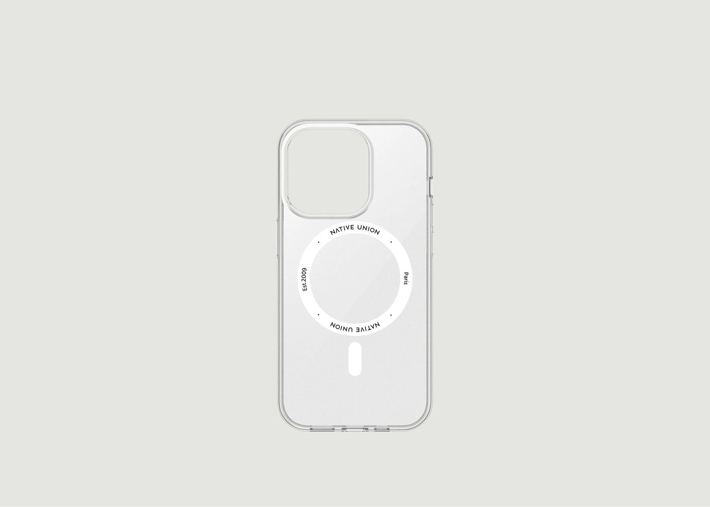 l'exception Coque (Re)Clear pour iPhone 14 Blanc Native Union