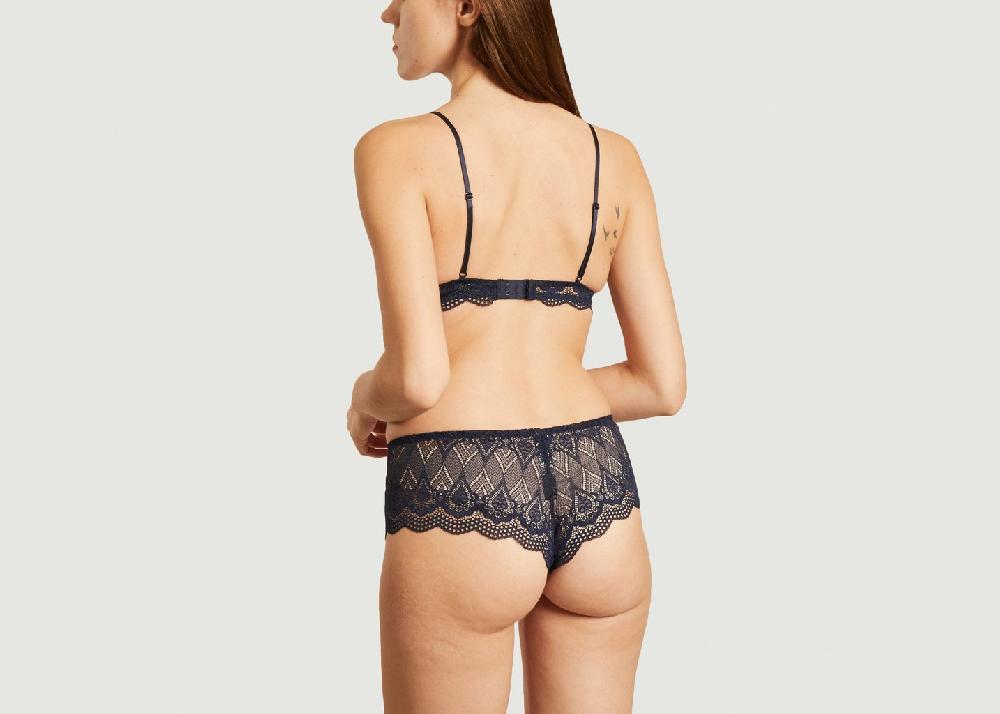 L'exception Culotte Cybbe Bleu Marine Samsoe & Samsoe