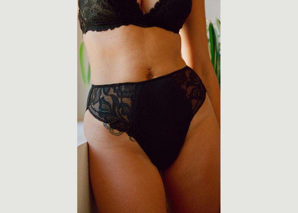 l'exception Culotte De Maternité Jade Noir Nénés Paris