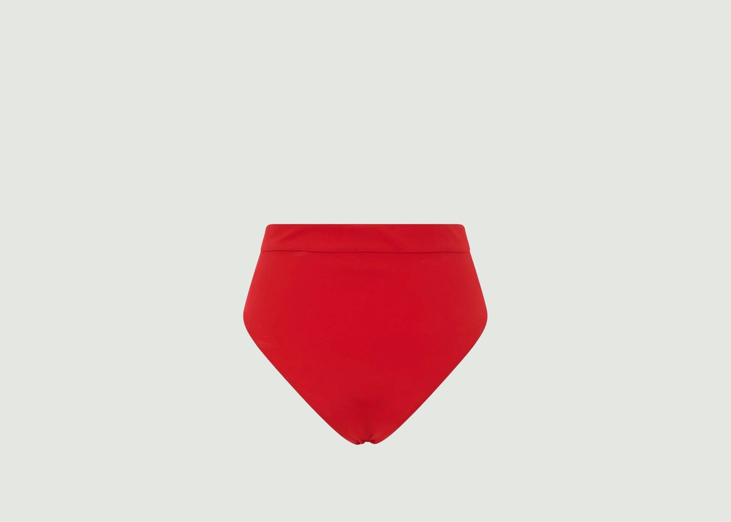 L'exception Culotte Haute Maillot De Bain L’Habillé Uni Rouge Apnee