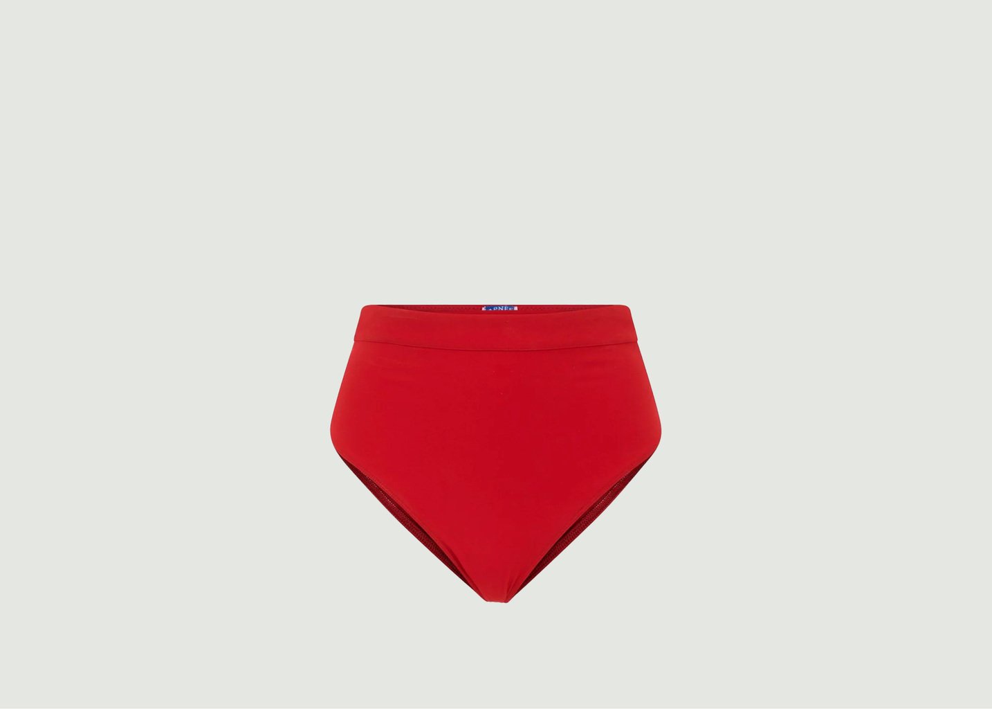 l'exception Culotte haute maillot de bain L’Habillé Uni Rouge Apnee
