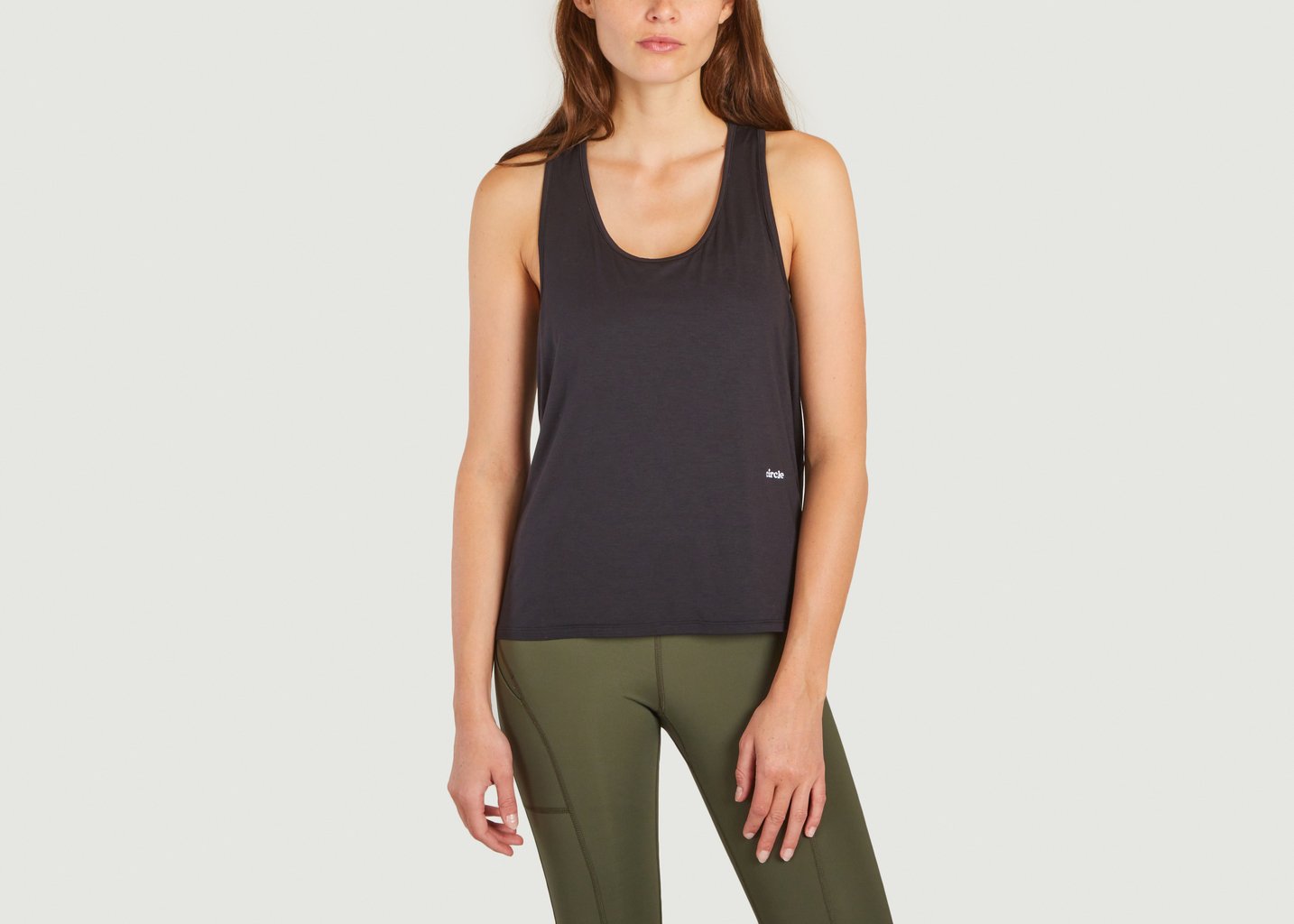 L'exception Débardeur Authentique Noir Circle Sportswear