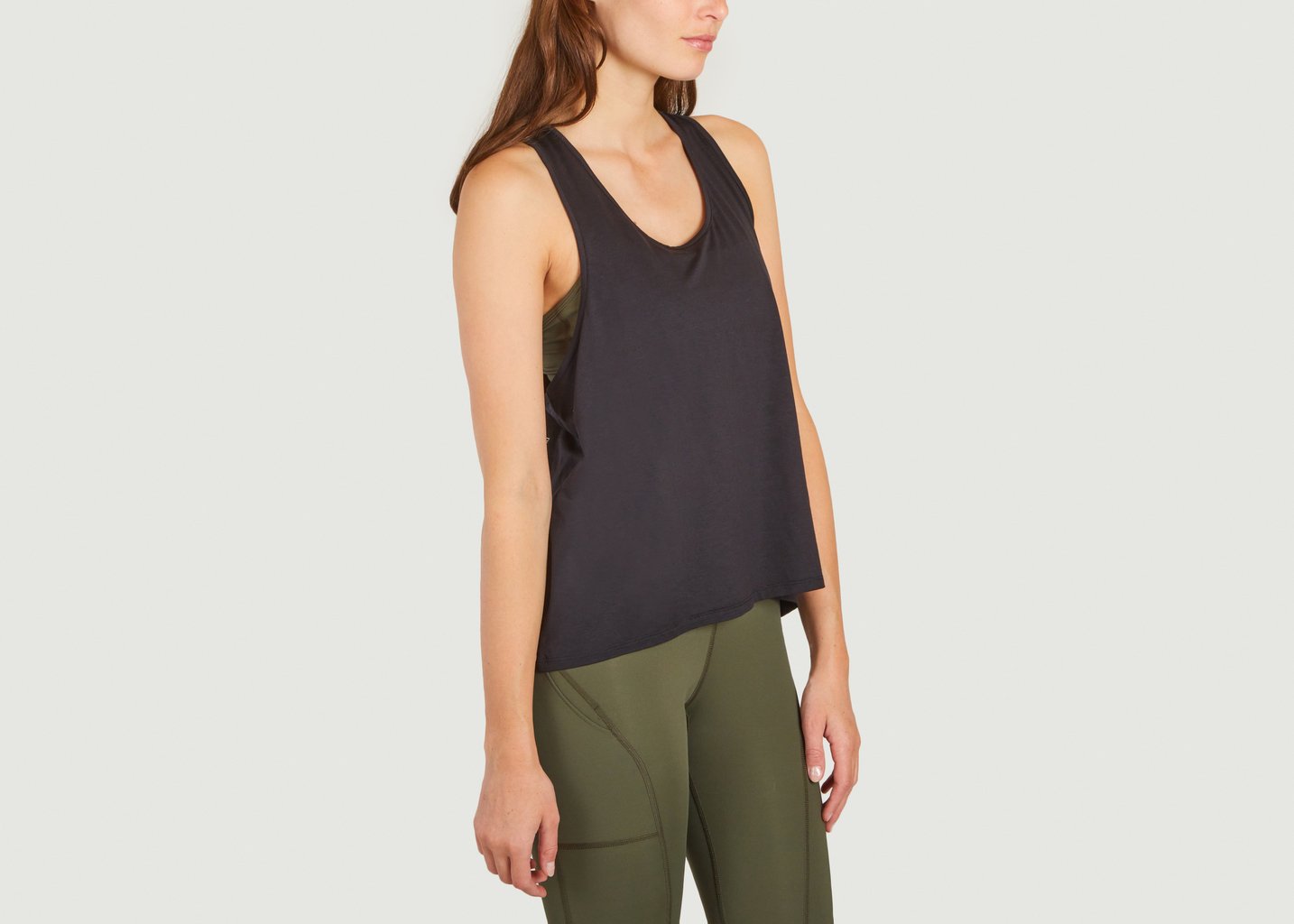l'exception Débardeur Authentique Noir Circle Sportswear