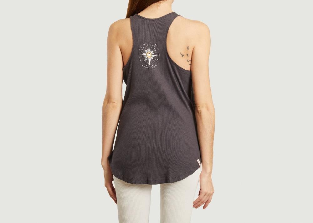 L'exception Débardeur De Yoga En Coton Et Modal Paripurna Anthracite Yoga Searcher