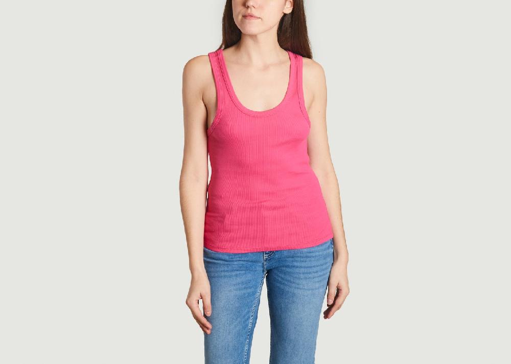 l'exception Débardeur en coton biologique Rose Colorful Standard