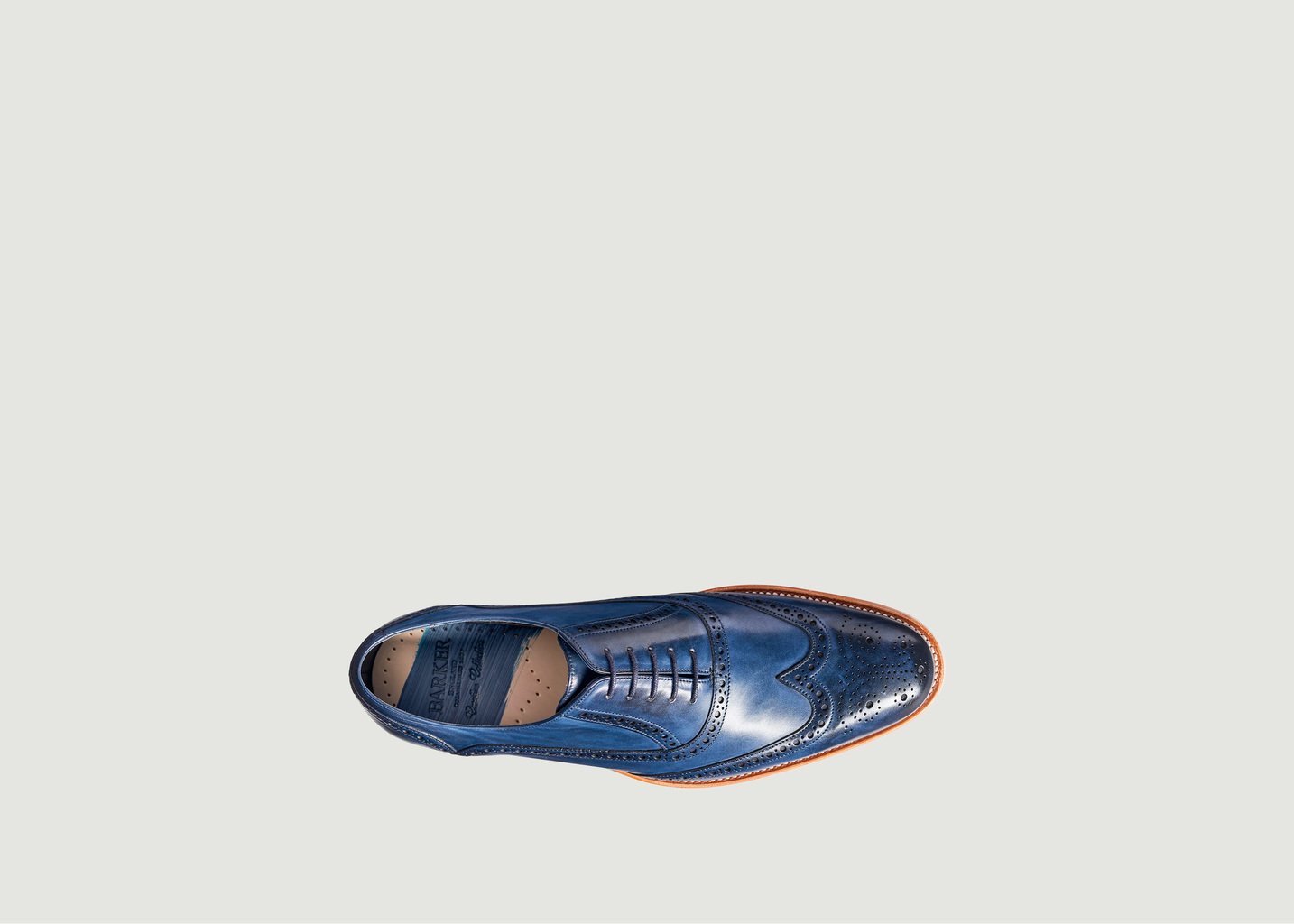 L'exception Derbies Valiant Bleu Marine Barker Shoes